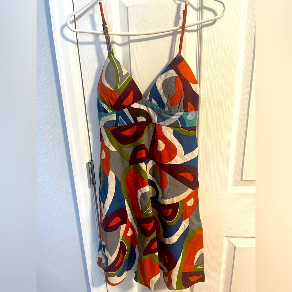 Small Retro Linen Dress